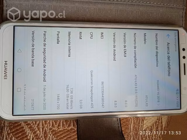 Hawei y6 2018