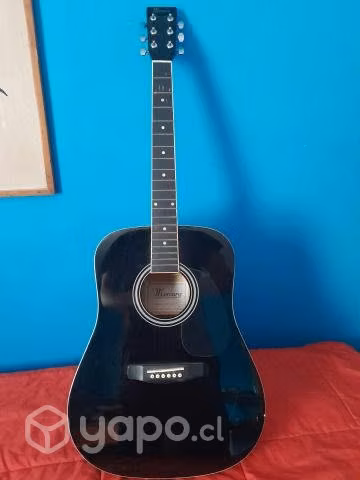 Guitarra electro acústica Mercury negra