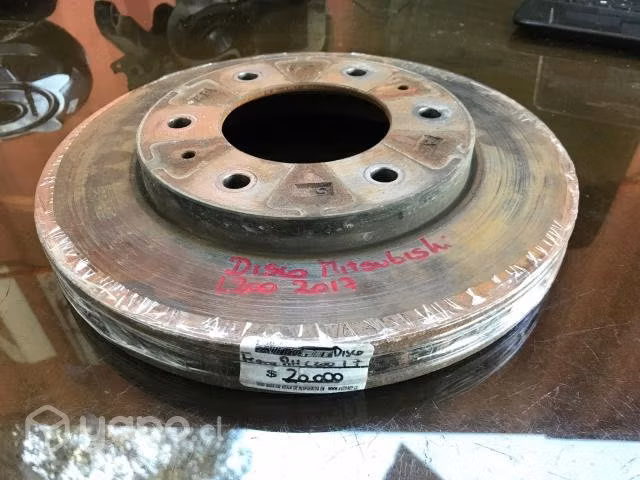 Disco de freno delantero derecho Mitsubishi L200 2