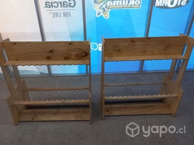 Exhibidor de cañas