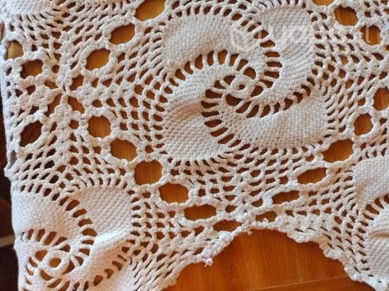 Mantel de hilo a crochet