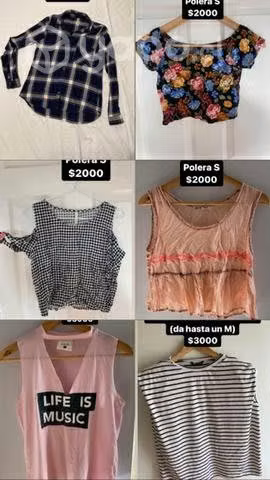 Lote ropa mujer