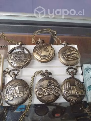 Relojes bolsillo a pila diferentes diseños - Imagen 6