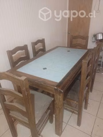 Comedor de 6 sillas con ceramico