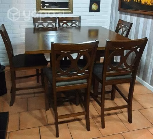 Comedor Cic con 6 Sillas Modelo Mónaco casi nuevo
