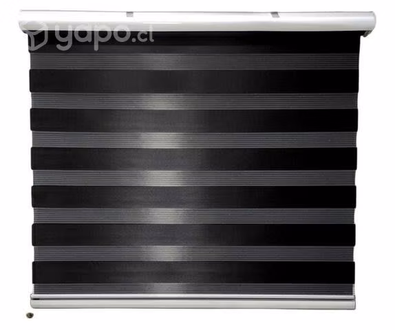 Cortina roller negra 190x240