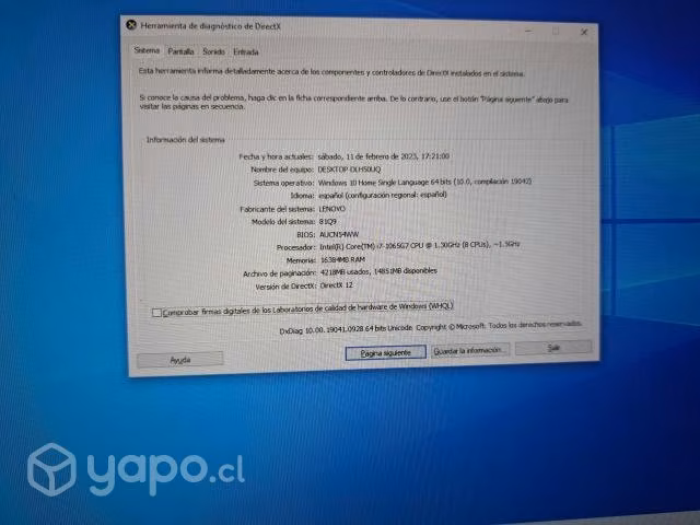 Notebook lenovo yoga i7 décima generacion