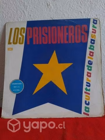 Vinilo. Los prisioneros-La cultura de la basura
