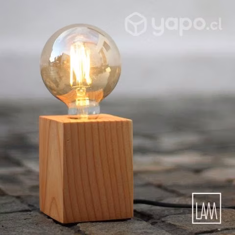 Lamparas de madera - Imagen 2