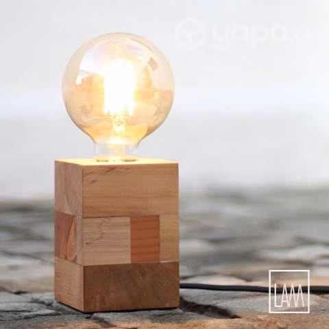 Lamparas de madera - Imagen 5