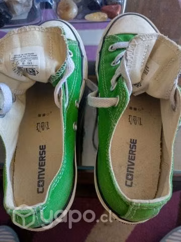 Zapatillas Converse Verdes poco uso