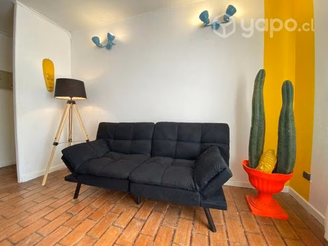 Sillon Cama Negro 2 Plazas Nuevo - Imagen 2