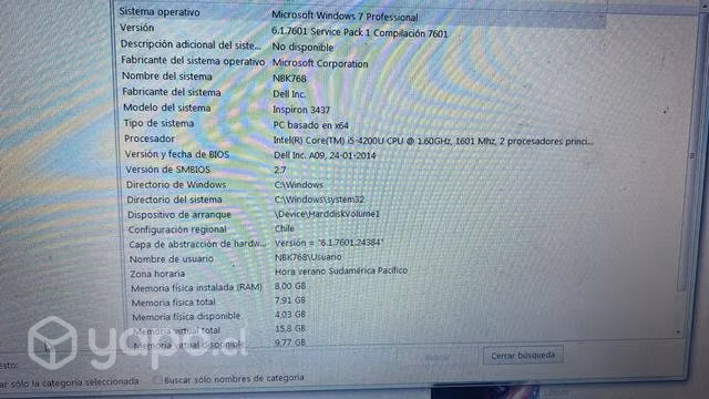 Notebook Dell Inspiron 3437 - Imagen 5