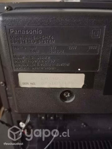 Equipo Panasonic japones