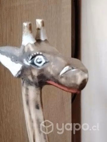 Jirafa de madera
