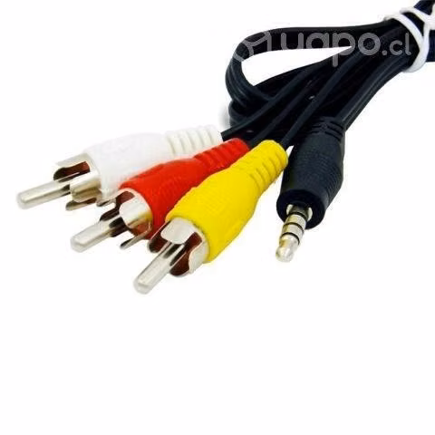Cable Audio Video 3.5mm Miniplug A 3 Rca