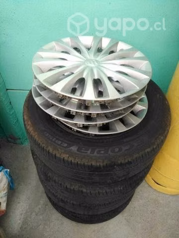 Llantas suzuki de fabrica + tapa