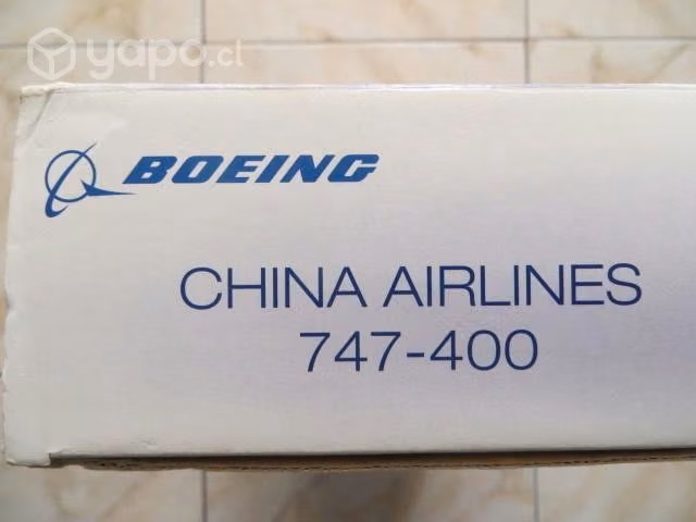 Avion escala boeing 747-400 - china airlines
