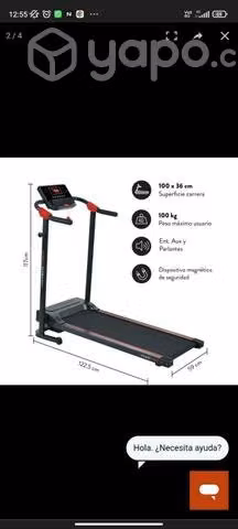 Trotadora Ultimate eléctrica E100