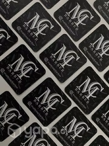Stickers laminados de 5cm x 5cm