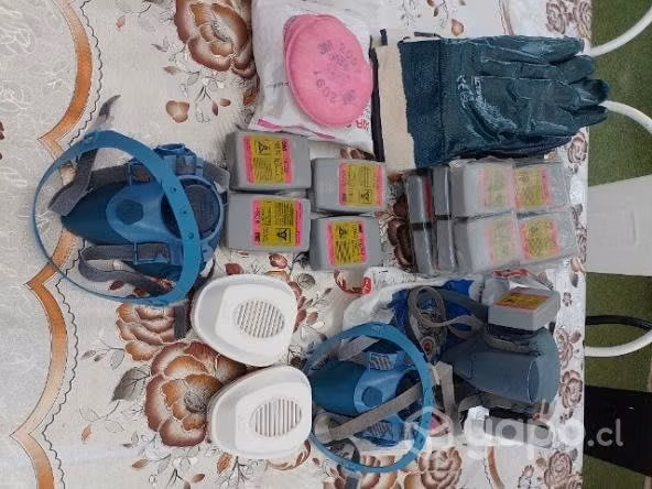 Lote de respiradores con filtro