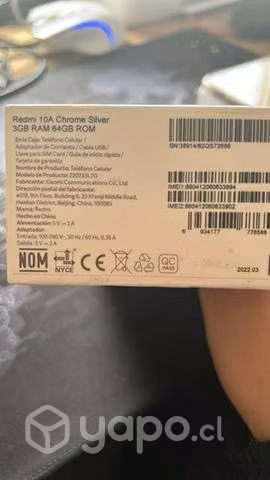 XIAOMI REDMI a10 64gb gris