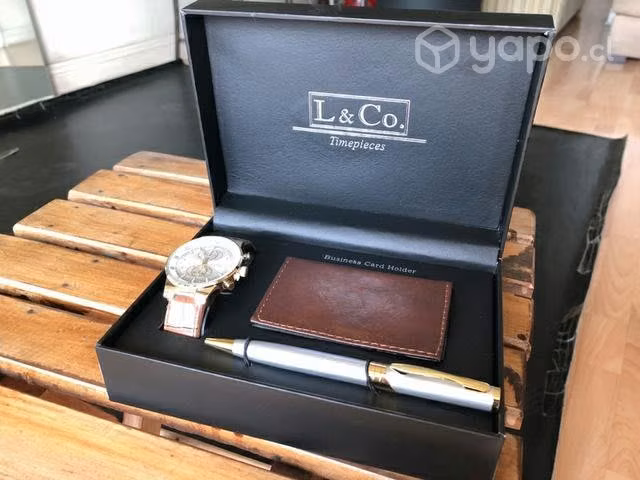 Juego de Reloj, lapiz y tarjetero - Imagen 2