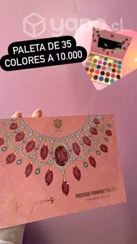 Paletas de maquillaje