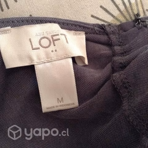 Vestido Juvenil Mujer. Gris Marca Loft Talla M,