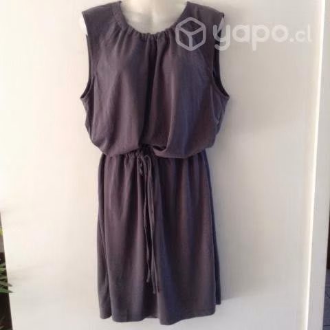 Vestido Juvenil Mujer. Gris Marca Loft Talla M,