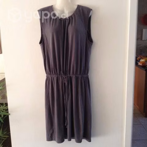 Vestido Juvenil Mujer. Gris Marca Loft Talla M,