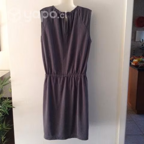 Vestido Juvenil Mujer. Gris Marca Loft Talla M,