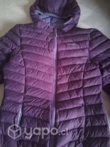 Parka pluma, color morado - Imagen 2