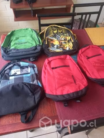 Lote mochilas niño.