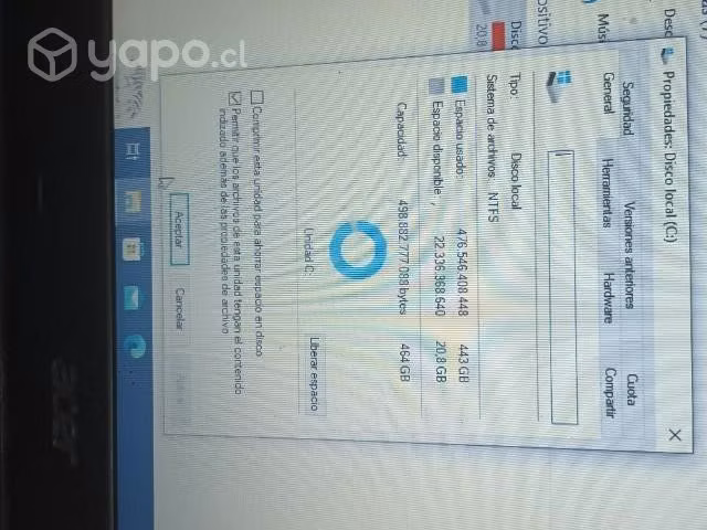 Nothebook acer formatedado llegar y usar