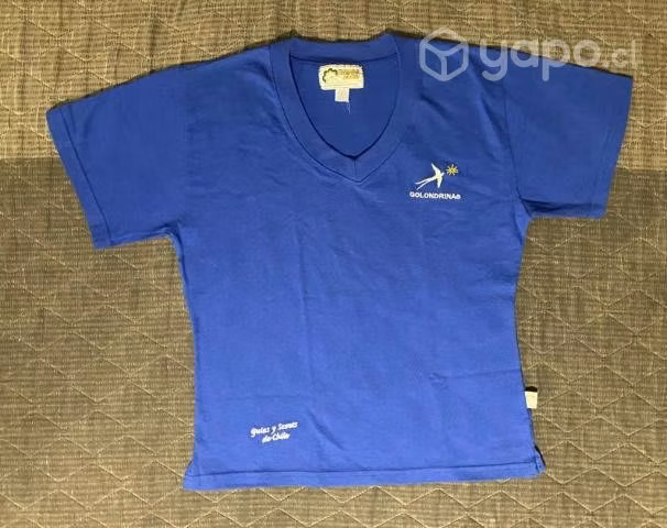 Polera niña scout