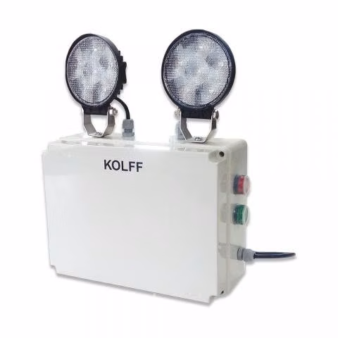 Equipo emergencia led 2x8w kolff