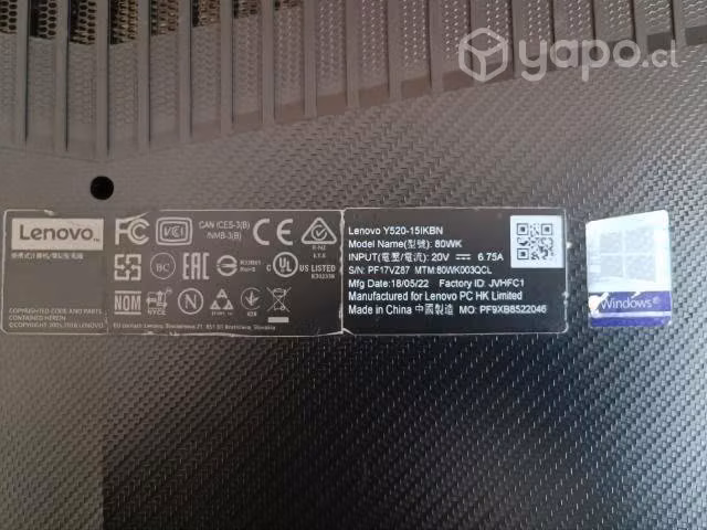 Lenovo Y520 - Imagen 2