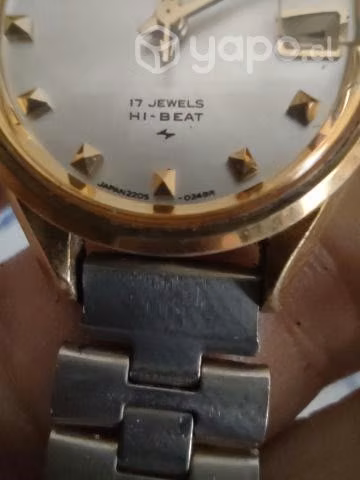 Reloj Seiko 5 mujer automático bañado en oro