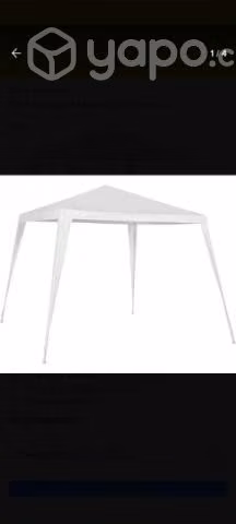 Toldo blanco nuevo 3mx3m