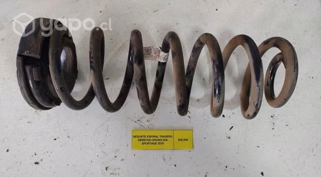 Resorte Espiral Trasero Derecho (KS283) Kia Sporta