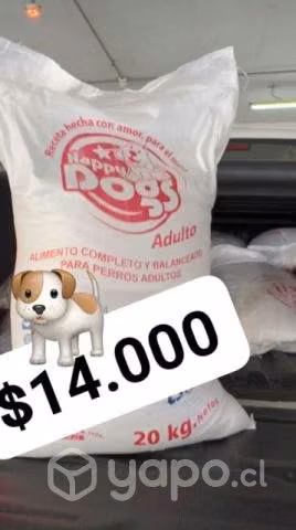 Alimento para perros, gatos, aves y caballos.