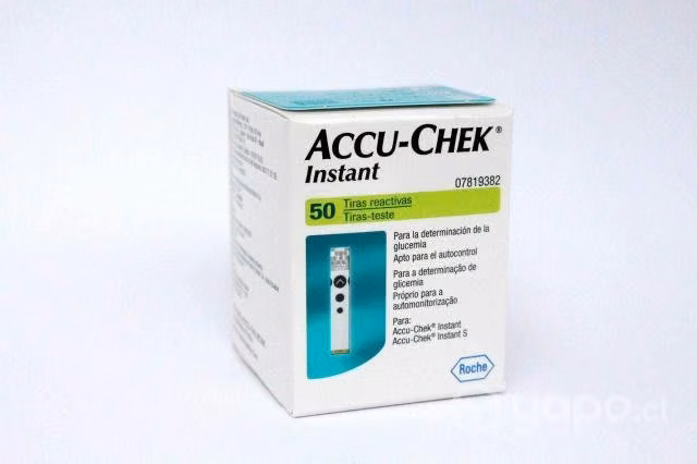 Cintas reactivas accu-chek