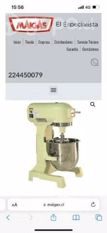 Batidora 10 litros marca Maigas