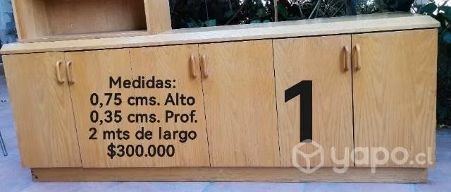 Muebles de escritorio enchapado en roble