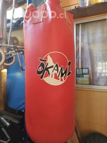 Saco d boxeo okami+guantes Everlast Everfrech12OZ - Imagen 2