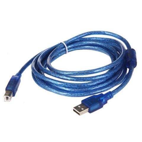 Cable usb a-b para impresora m/m 5 mts - Imagen 2