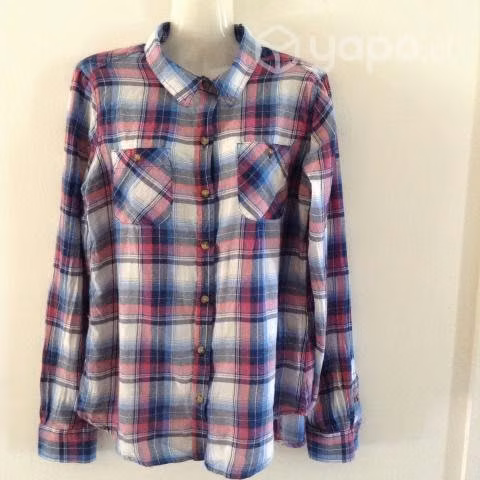 Camisa, Blusa Mujer, Cuadrille Leñadora Marca Moss