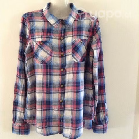 Camisa, Blusa Mujer, Cuadrille Leñadora Marca Moss