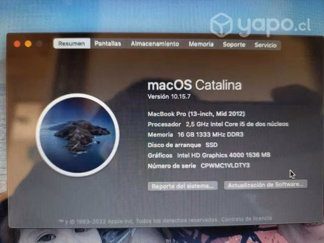 Macbook Pro 2012